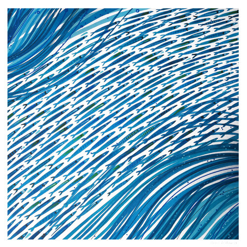 IL GRANDE BLU van Manuel Di Chiara, Werk op papier te koop op Singulart