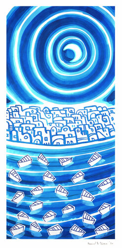 MEDITERRANEO 118 van Manuel Di Chiara, Werk op papier te koop op Singulart
