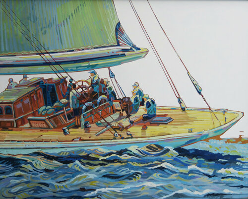 J-CLASS van Manuel Di Chiara, Schilderij te koop op Singulart