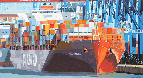 Rio Negro /Hamburg Süd von Manuel Di Chiara, Malerei kaufen auf Singulart