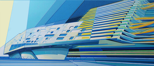 Tecnologie & Architettura van Manuel Di Chiara, Schilderij te koop op Singulart