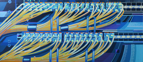 Tecno composizione van Manuel Di Chiara, Schilderij te koop op Singulart