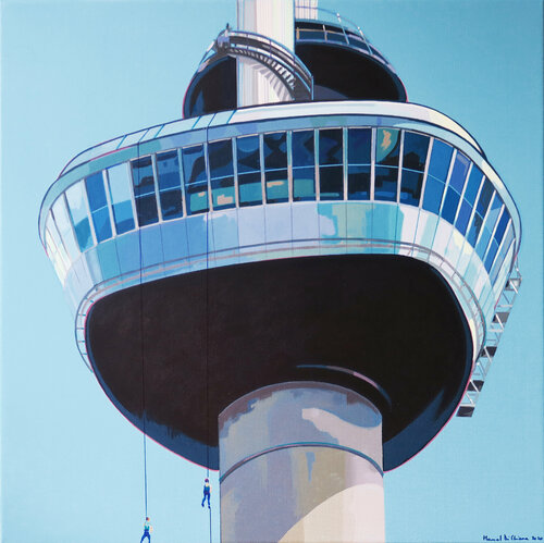 EUROMAST /ROTTERDAM di Manuel Di Chiara, Pittura in vendita su Singulart