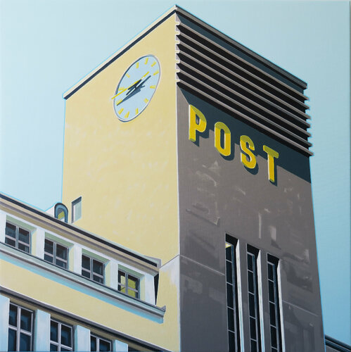 POST / ZÜRICH di Manuel Di Chiara, Pittura in vendita su Singulart