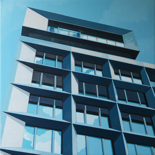 ARCHITETTURA MODERNA / AMBURGO di Manuel Di Chiara, Pittura in vendita su Singulart