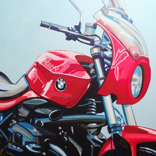 BMW MOTORRAD van Manuel Di Chiara, Schilderij te koop op Singulart