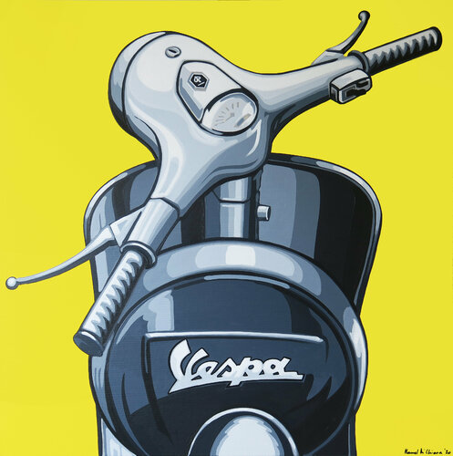 Vespa Bianco&nero 01 di Manuel Di Chiara, Pittura in vendita su Singulart