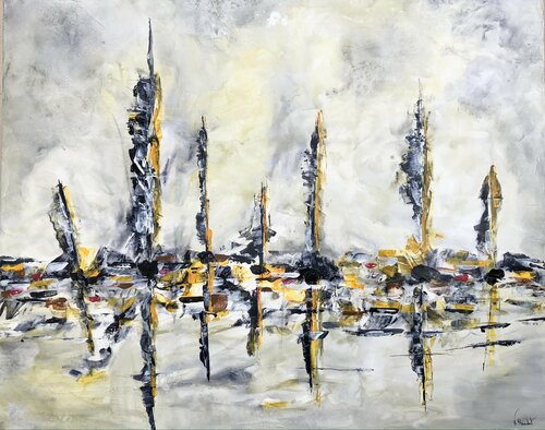 Sailingboats di Karl Blanchet, Pittura in vendita su Singulart