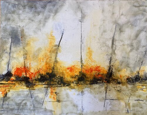 Flotte by Karl Blanchet, Painting for Sale on Singulart