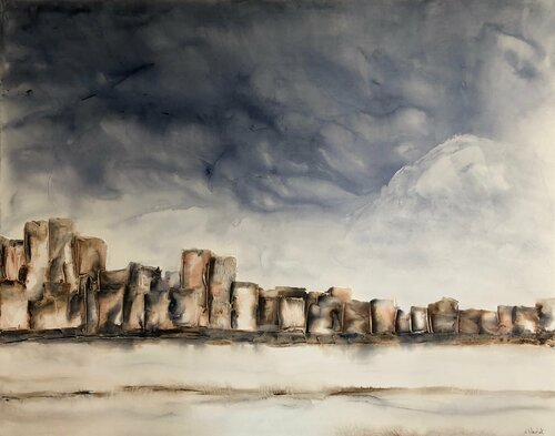 Paysage  de Pierres by Karl Blanchet, 회화 for Sale on Singulart