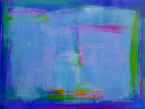 Very Peri van Katherine Evans, Schilderij te koop op Singulart