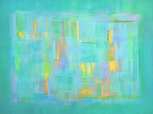 Meditation Retreat van Katherine Evans, Schilderij te koop op Singulart