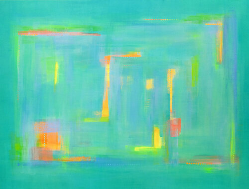 Agua Azul II van Katherine Evans, Schilderij te koop op Singulart