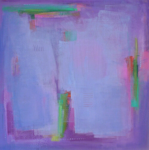 Singing that blue note which deepens the song di Katherine Evans, Pittura in vendita su Singulart