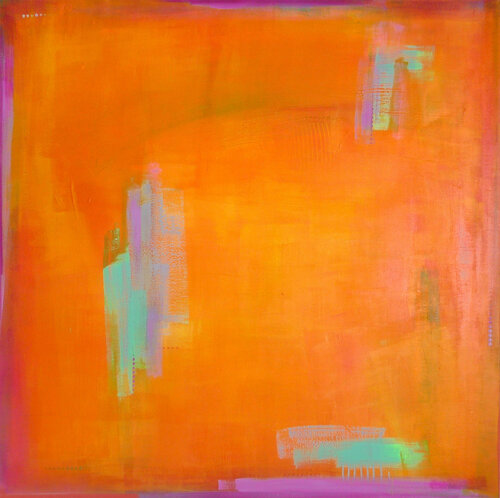 The Sun Just Touched the Morning II di Katherine Evans, Pittura in vendita su Singulart