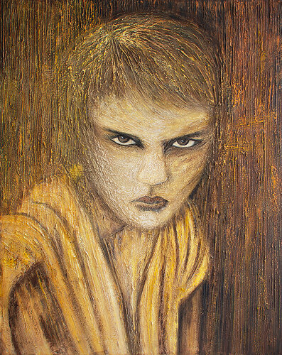 Le dépit di Natacha Gillot, Pittura in vendita su Singulart