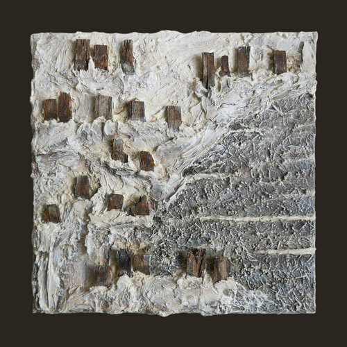 Village 2 van Natacha Gillot, Schilderij te koop op Singulart