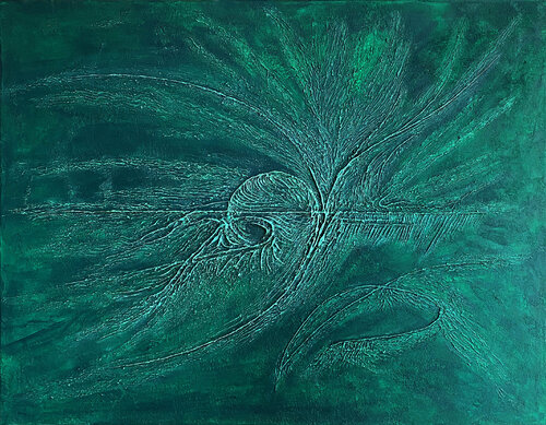 Empreinte Océane von Natacha Gillot, Malerei kaufen auf Singulart