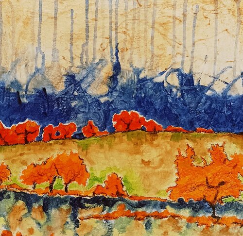 N° 090525 by Walter Gualtiero Passarella, 油畫 for Sale on Singulart