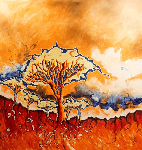 N° 140625 by Walter Gualtiero Passarella, 油畫 for Sale on Singulart