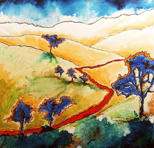 N° 280825 by Walter Gualtiero Passarella, 油畫 for Sale on Singulart
