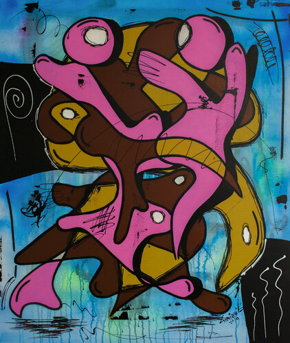 Dance like words we never did find de Christian Van Hedel, Pintura a la venta en Singulart