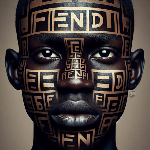 FENDI HUMAN BRAND van SiG Martin Sigwald, Afdruk te koop op Singulart