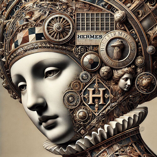 HÈRMES HUMAN BRAND van SiG Martin Sigwald, Afdruk te koop op Singulart