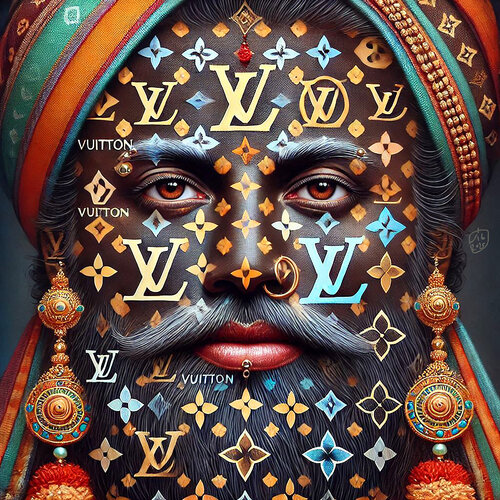 VUITTON HUMAN BRAND van SiG Martin Sigwald, Afdruk te koop op Singulart