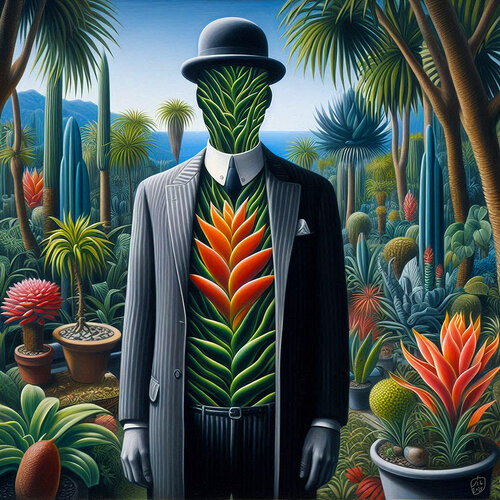 NEO MAGRITTE 01 van SiG Martin Sigwald, Werk op papier te koop op Singulart