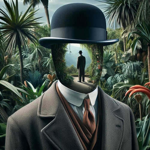 NEO MAGRITTE 02 van SiG Martin Sigwald, Werk op papier te koop op Singulart