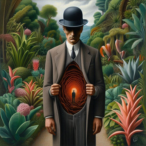 NEO MAGRITTE 03 van SiG Martin Sigwald, Werk op papier te koop op Singulart