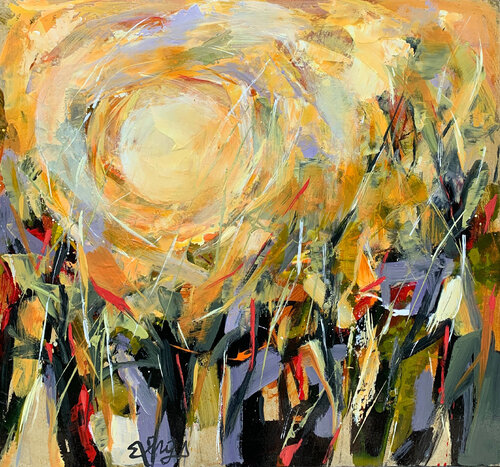 Vignard Sunset di Mona Berga, Pittura in vendita su Singulart