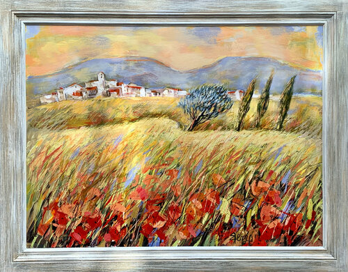 Sunny Aix-en-provence di Mona Berga, Pittura in vendita su Singulart