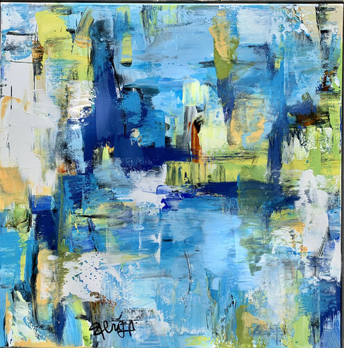 Côte d'Azur di Mona Berga, Pittura in vendita su Singulart