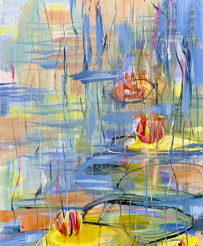 Monet Mon Amour di Mona Berga, Pittura in vendita su Singulart