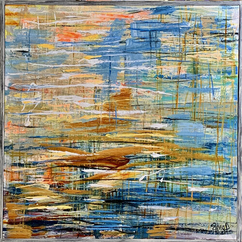 Deep Waters, Deep Thoughts di Mona Berga, Pittura in vendita su Singulart