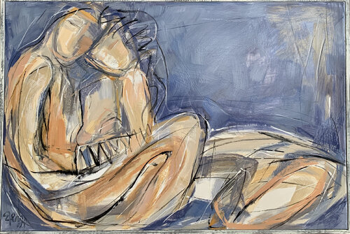 L'Amour Sans Frontière di Mona Berga, Pittura in vendita su Singulart