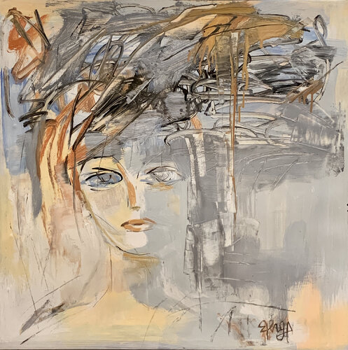 Wonderful Mind di Mona Berga, Pittura in vendita su Singulart