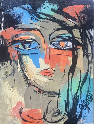 Modern Woman di Mona Berga, Pittura in vendita su Singulart