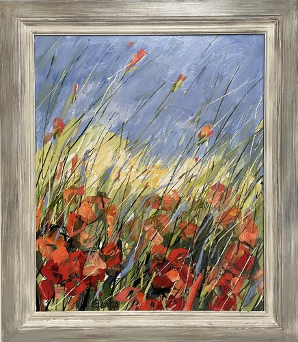 Les Coquelicots di Mona Berga, Pittura in vendita su Singulart