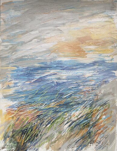 Le Vent Apporte le Bonheur di Mona Berga, Pittura in vendita su Singulart