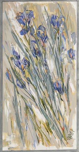 Iris de Van Gogh van Mona Berga, Schilderij te koop op Singulart