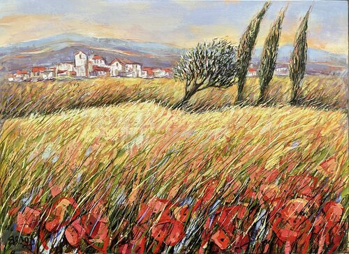 Sunny Aix-en-provence von Mona Berga, Malerei kaufen auf Singulart