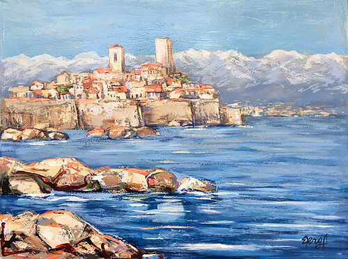 Fenêtre sur Antibes Mona Berga