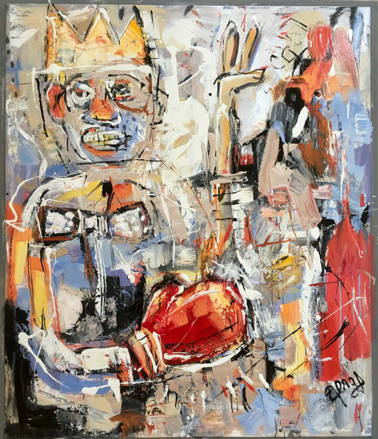 Epic Basquiat Mona Berga