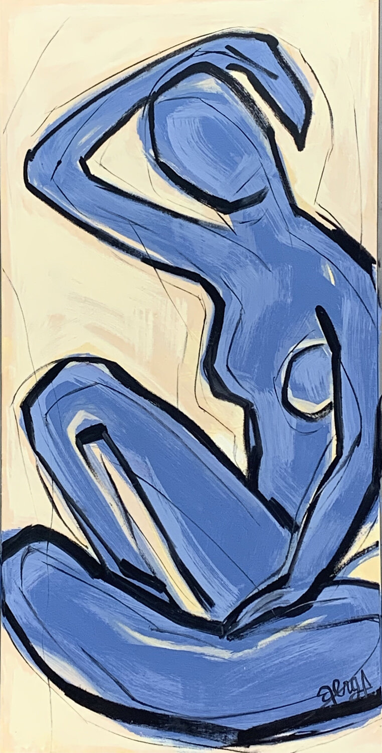Blue Nude Mona Berga