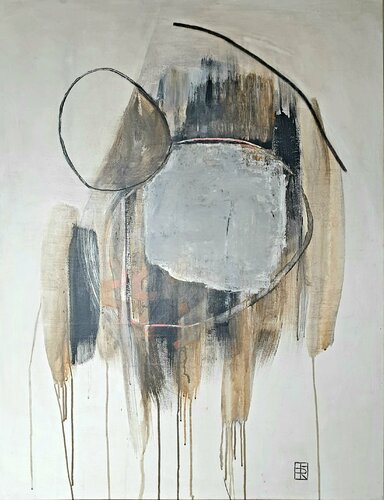 What is kept hidden van Hélène Rooryck, Schilderij te koop op Singulart