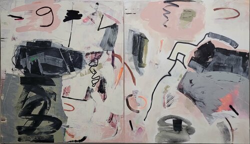Control (diptico) von Hélène Rooryck, Malerei kaufen auf Singulart