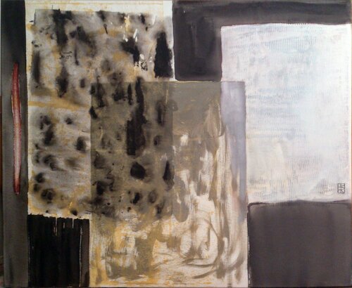 Desplazamiento hacia el silencio di Hélène Rooryck, Pittura in vendita su Singulart